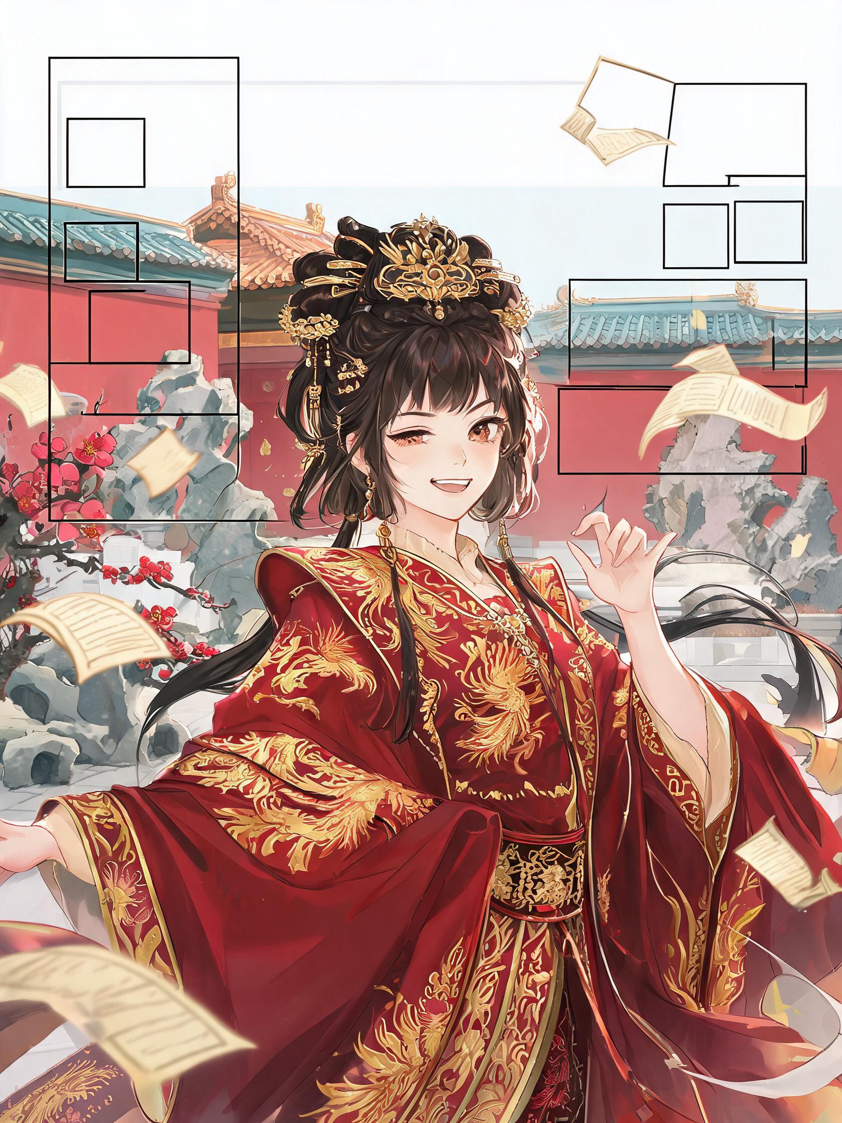 《我在后宫漫画当反派》封面